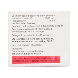 Peg Sr M 150 Mg/750Mcg Tablet 10